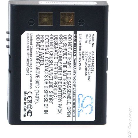 NX - Batterie lecteur codes barres 3.7V 2400mAh - 11-002395ACC1302