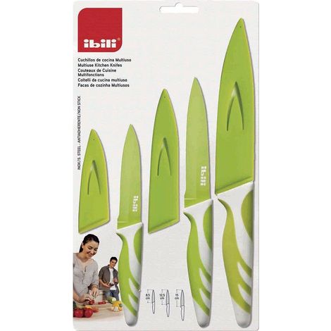 ibili Professionelles Messerset Grün 3-teilig