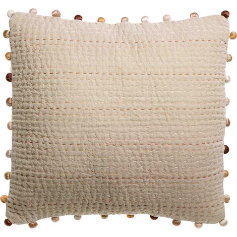 VIVARAISE - Coussin Gastounet Vivaraise - Uni Terracotta, 45 x 45 cm, Coton/Polyester (1/5)