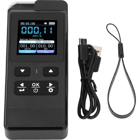 Moniteur de radiation portable haute sensibilité marbre radioactif β γ X ray dosimètre (1/5)