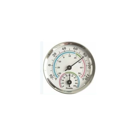 Thermo-Hygrometer, Temperatur-Hygrometer, Innenthermometer und Hygrometer für den Innen- und Außenbereich, hitzebeständig (farbig) - Crezuo