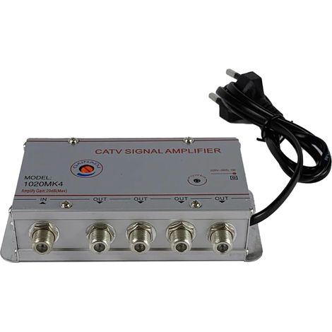 Amplificateur Numérique Terreste X Antenne TV Analogique Ou Numérique avec 4 Sorties (1/5)