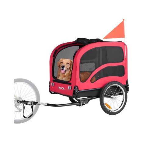 Remorque vélo pour chien - charge 45 kg porte animaux de (1/5)