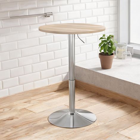 Table de bar roble en mDF Acero 60 x 60 x 91 cm (1/5)