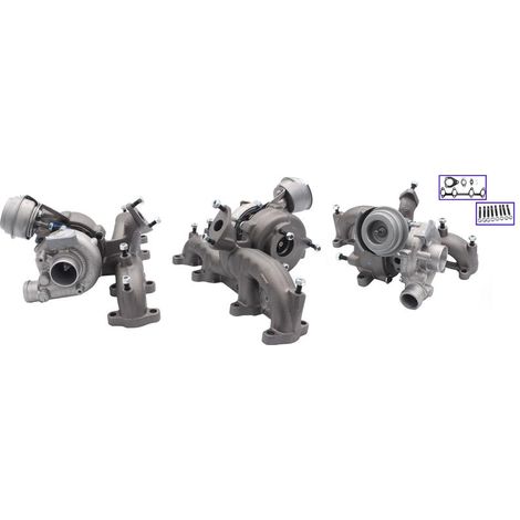 Turbocompresseur, suralimentation TMI PA7136732 AUDI 038.253.019N 038253019N