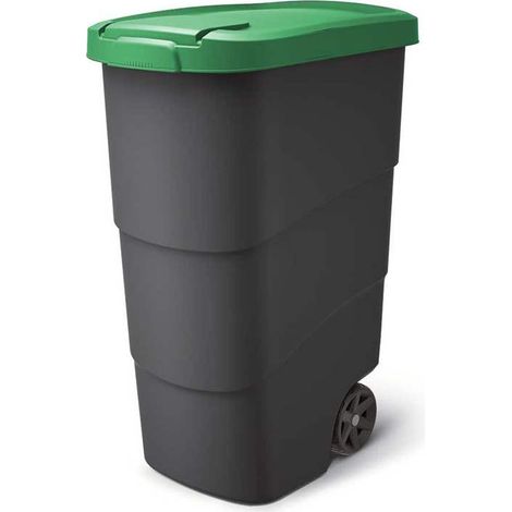 KEDEN KOSZ NA ŚMIECI WHEELER 90 L - ZIELONY