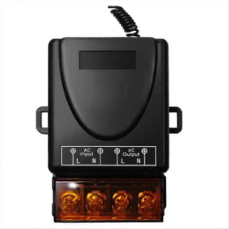 433 MHz Funkfernbedienter Universalschalter, 30 A Relais, 220 V AC, Ein/Aus-Schalter (1/5)