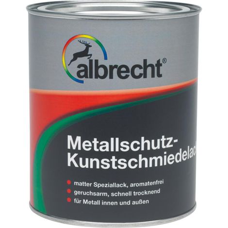 Albrecht Metallschutz-Kunstschmiedelack 375ml anthrazit matt Speziallack Metall