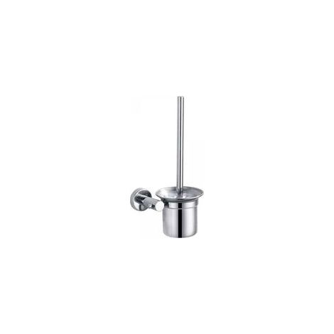 Balayette WC Brosse de Toilette et Support, Kit de Brosse de Nettoyage de Salle de Bain, Brosse pour Toilette en INOX ,32cm (1/3)