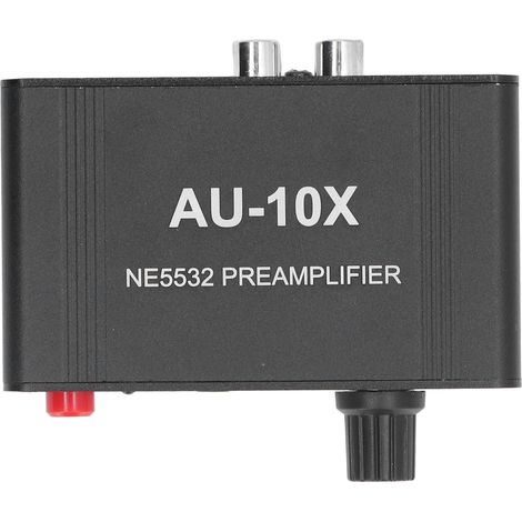 Amplificateur Casque 20Db Stéréo Préampli Phono avec Entrées/Sorties RCA et 3.5MM (1/5)