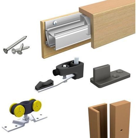 Ensemble Pret A La Pose Finition Mdf Avec Tapee -porte 1030mm (1/5)