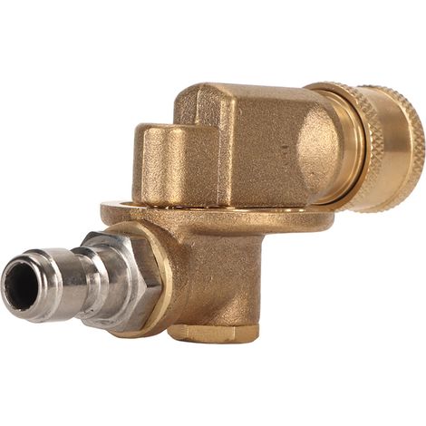 Fixation de coupleur pivotant à connexion rapide 1/4 pouces pour buse de nettoyeur à pression réglable 4500psi fournitures de jardin 7 niveaux