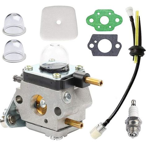 Kit Carburateur C1u-K54a Avec Filtre À Air Et Bougie D'allumage - Pour Motoculteur/Cultivateur 2 Cycles Mantis 7222e 7222m 7240 7920 Echo Tc-210 Tc-210i (1/5)