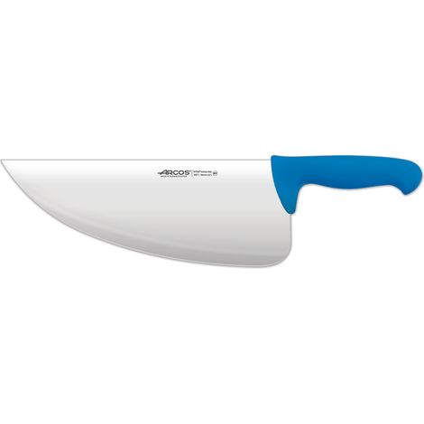Couteau de poissonnier Arcos Couleur - Prof 297123 acier inoxydable Nitrum et mango lame ergonomique en polypropylène bleu et 2 cm, et 31 mm d'épaisseur dans l'étui.