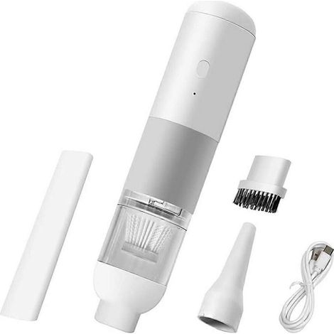 Aspirateur de voiture sans fil, aspirateur portable à main, compatible avec la voiture, la maison et le bureau. (1/4)