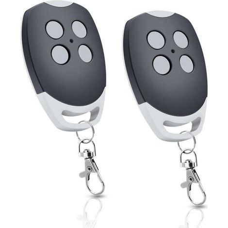 Lot de 2 télécommandes pour Porte de Garage - Compatible avec télécommande Ditec 433,92 MHz GOL4, BIXLG4, BIXLP2, BIXLS2-4 Canaux