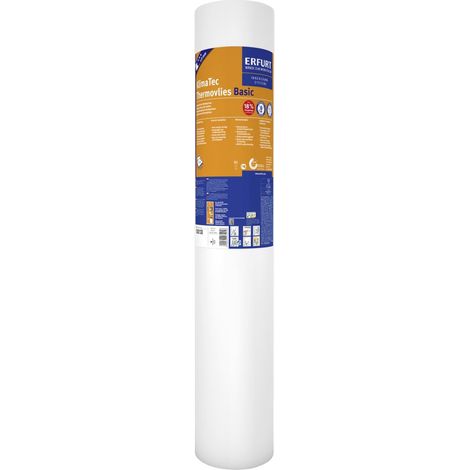 Erfurt Thermovlies Basic KlimaTec weiß 0,75 x 10 m x 1 mm Tapeten (1/3)