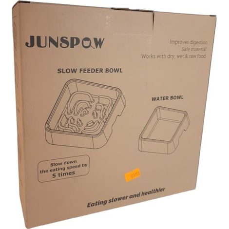 Set von Hundenäpfen, um Futter- und Wasseraufnahme zu verlangsamen