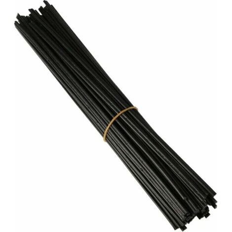 40 pièces baguette de soudage en plastique PP baguette de soudage pour pistolet à souder en plastique/pistolet à Air chaud 250mm noir K17576B (1/4)