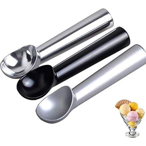 Cuillère à glace en aluminium / Pelle à glace professionnelle antiadhésive / Lot de 3 (1/5)