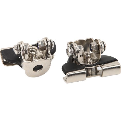 2 supports de fixation pour lampe LED, en acier et caoutchouc antirouille, antidérapants, avec pince de serrage. (1/5)