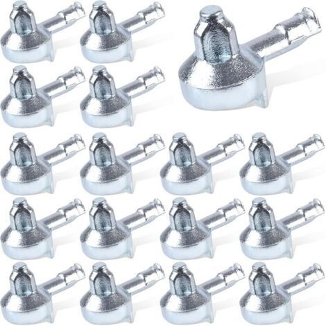 16 chevilles support étagère zinc Compatible IKEA, étagères robustes (1/4)