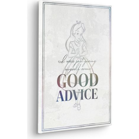 Tableau mural Alice Just Saying 40x30 cm