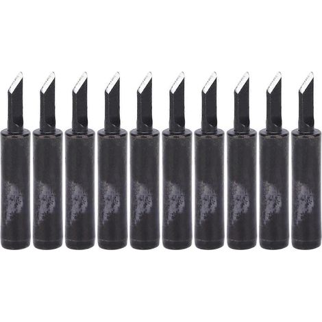 10 pointes de soudage à chauffage interne, noires, de rechange pour fer à souder 900MT1.5SK (1/4)