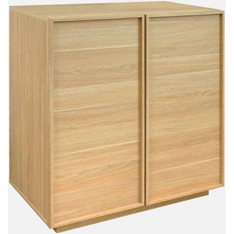 Credenza effetto legno 2 ante 80 cm (1/5)