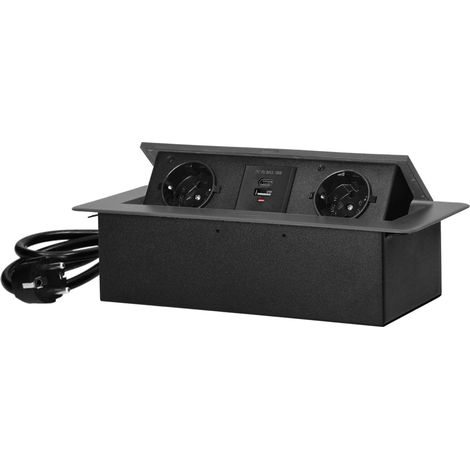 Orno Presa a incasso grafite con porte USB
