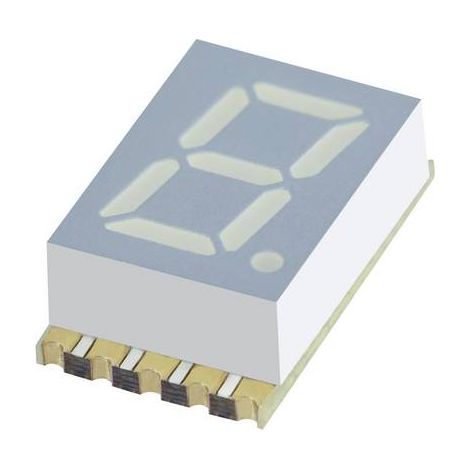 Kingbright Afficheur 7 segments jaune 7.62 mm 1.95 V Nombre de chiffres: 1 KCSA03-107 (1/2)