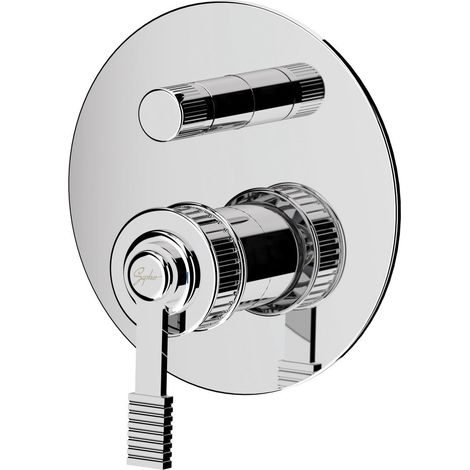 Mitigeur de douche à encastrer VERSI, 2 sorties, chromé
