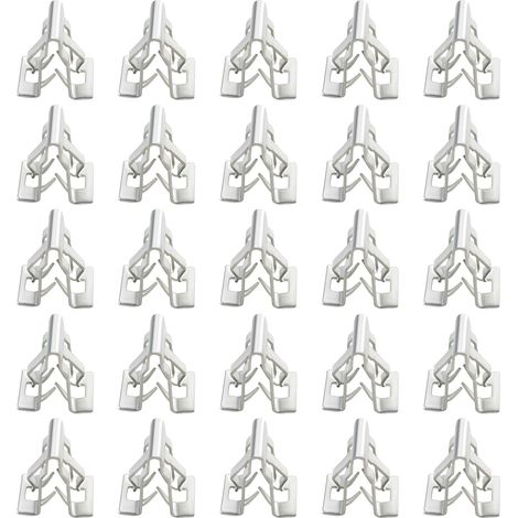 Lot de 30 clips de retenue en métal pour tableau de bord de voiture 15 x 16,6 mm (1/5)