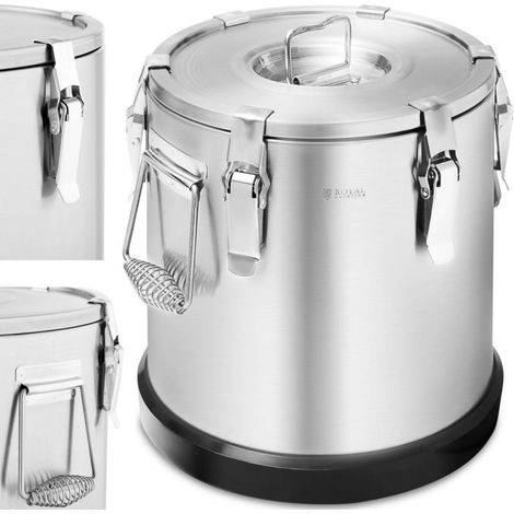 Contenedor térmico termo para transporte de alimentos ACERO 15 l (1/5)