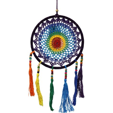 Petits attrape-rêves (22x56cm) - Arc-en-ciel vif- Vendu par 1 (1/2)