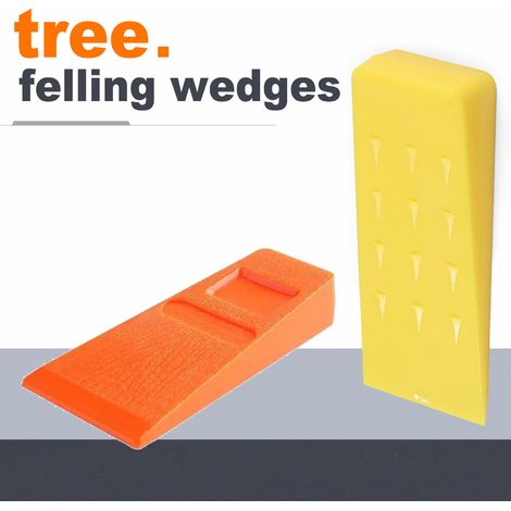 Cales d‘Abattage Fraises 8 et 10 Pouces – Pour le Travail à la Tronçonneuse, Compagnon de Bûcheronnage (5.5 pouces, orange) (1/5)