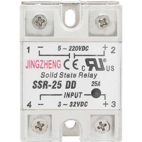 SSR-25 DD 25A 5-220VDC Halbleiterrelais für industrielle Automatisierungsprozesse