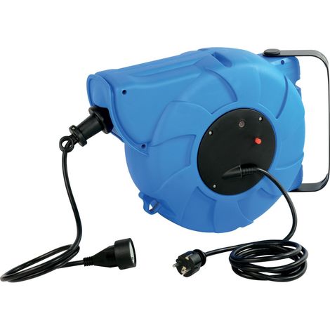 Enrouleur automatique mural 22m avec protection thermique (1/5)