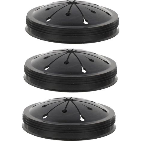 Set di 3 coprilavello resistenti, pratici paraspruzzi per tritarifiuti, rimovibili e facili da pulire (80 mm) (1/5)