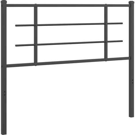 Maison Exclusive - Testiera di Ricambio in Metallo Nero 107 cm (1/5)