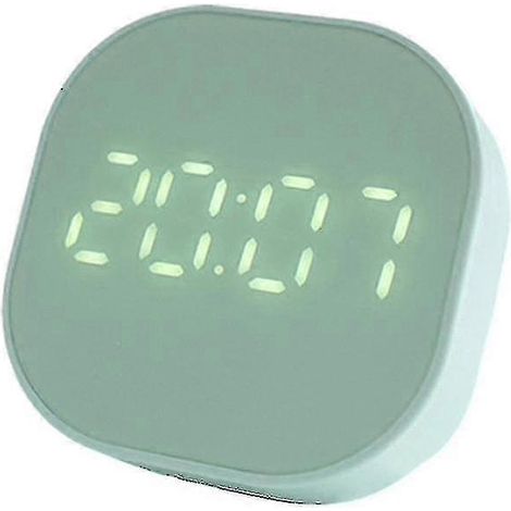 Horloge murale de douche avec affichage de la température et ventouse, minuteur tactile pour cuisine et salle de bain FK (1/2)