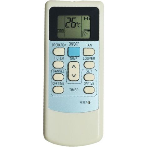 Applicable à la télécommande du climatiseur Hitachi LH6 (1/4)