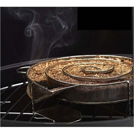 BBQ Generateur Fumée Froide- Boîte de Fumoir Granule pour Fumoir Fumage Viande Poisson Grille Barbecue en Acier Inoxydable (1/3)