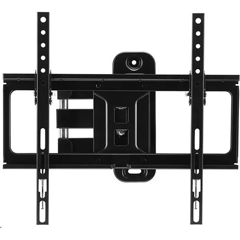 Support Mural TV Fixe Universel - Super Fin pour Televiseurs 26-70 Pouces - TV Mural Vesa Max 400X400 - Charge Max 55 Kg (1/5)