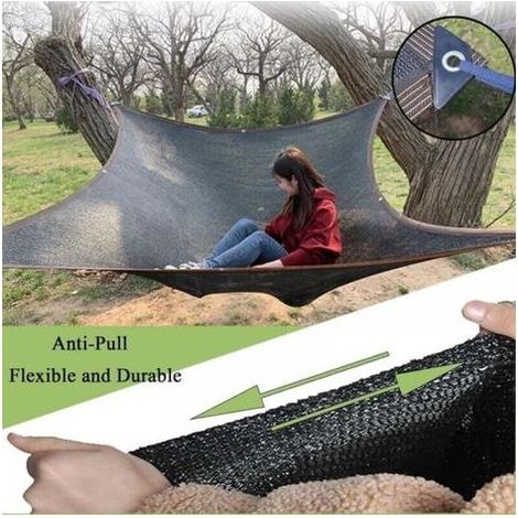– 4 x 8 m großes Sonnensegel aus hochdichtem Polyethylen – 90–95 % UV-Schutz – Atmungsaktiv für Gärten und Terrassen – Einfache Montage (1/5)
