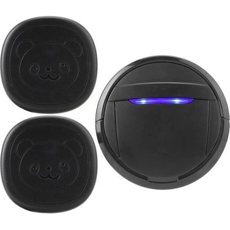 Bardusch-Sonnette de porte de chien Bouton tactile étanche sans fil pour chien sonnette appelant SOS 2 émetteurs 1 récepteur (1/4)