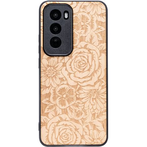 Bewood Holzhülle für Oppo Reno 12 5G ROSES ANIEGRE (1/5)