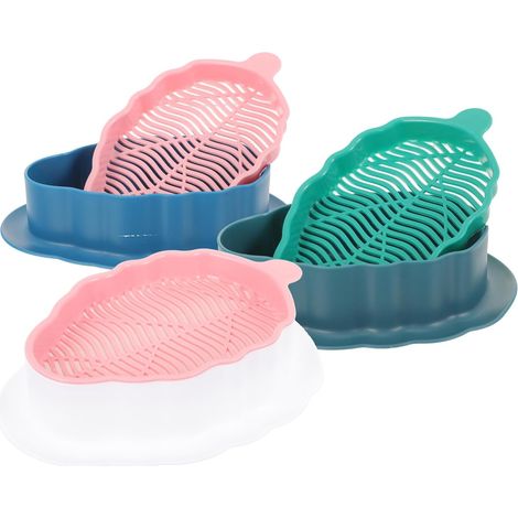 Boîte de Culture Hydroponique à Chat, Lot de 3, Plastique , Culture, Design à Double Couche Séparée, Forme Feuille pour Usage Domestique (1/5)