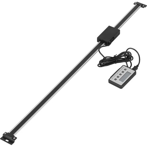 Règle numérique linéaire métrique/impérial, échelle de mesure avec affichage digital pour tour, 0-600mm, haute précision, système de lecture directe, compatible fraiseuse et machine-outil. (1/5)