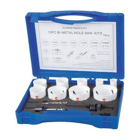 Coffret de 12 scies trepan à dents Riss 3109V0 pour perçage précis